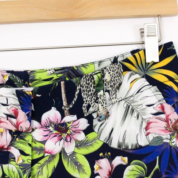 *Raffaello Rossi Dora Cropped Floral & Animal Print Straight Leg Pants - Picture 5 of 6